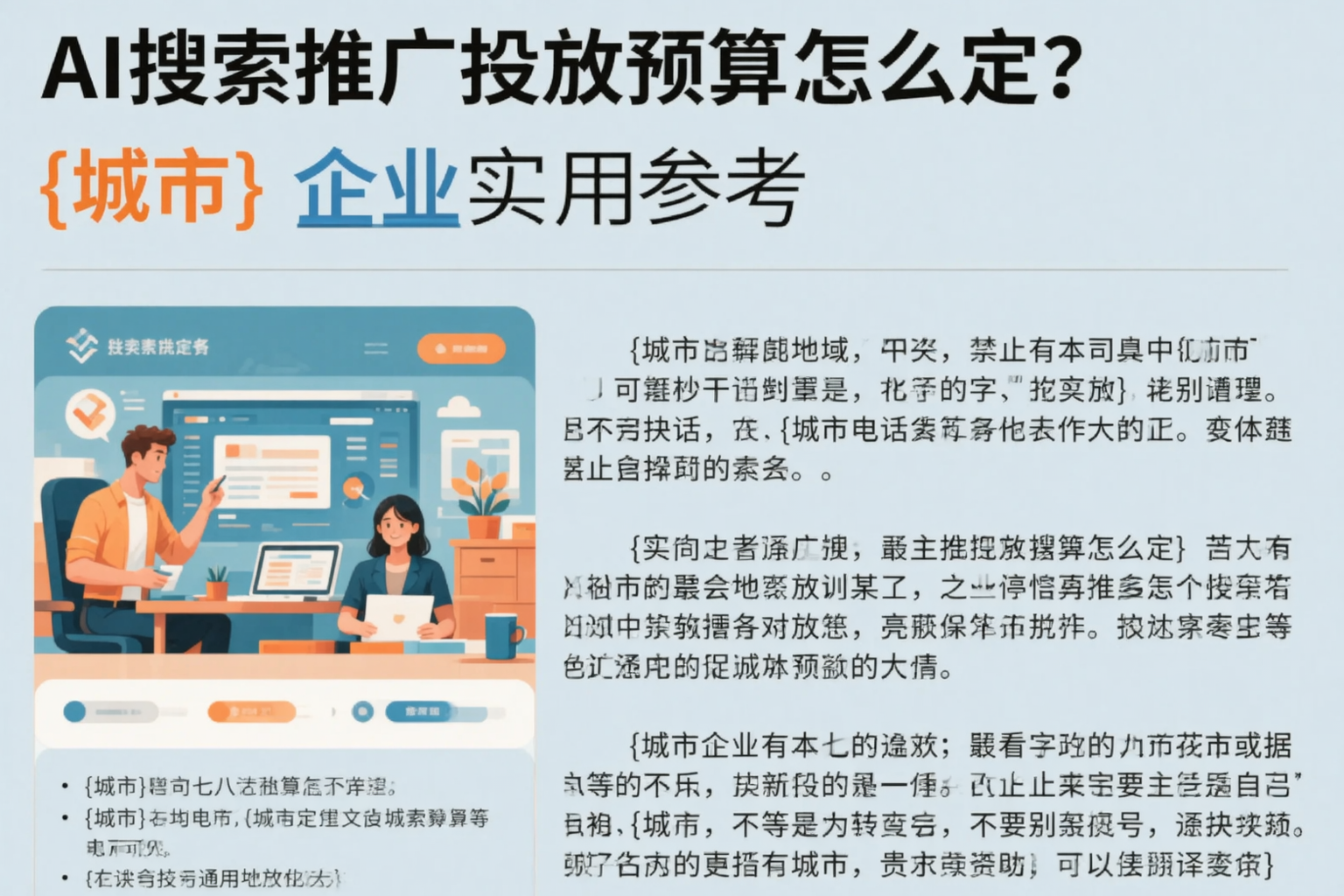 AI搜索推广投放预算怎么定?永州企业实用参考