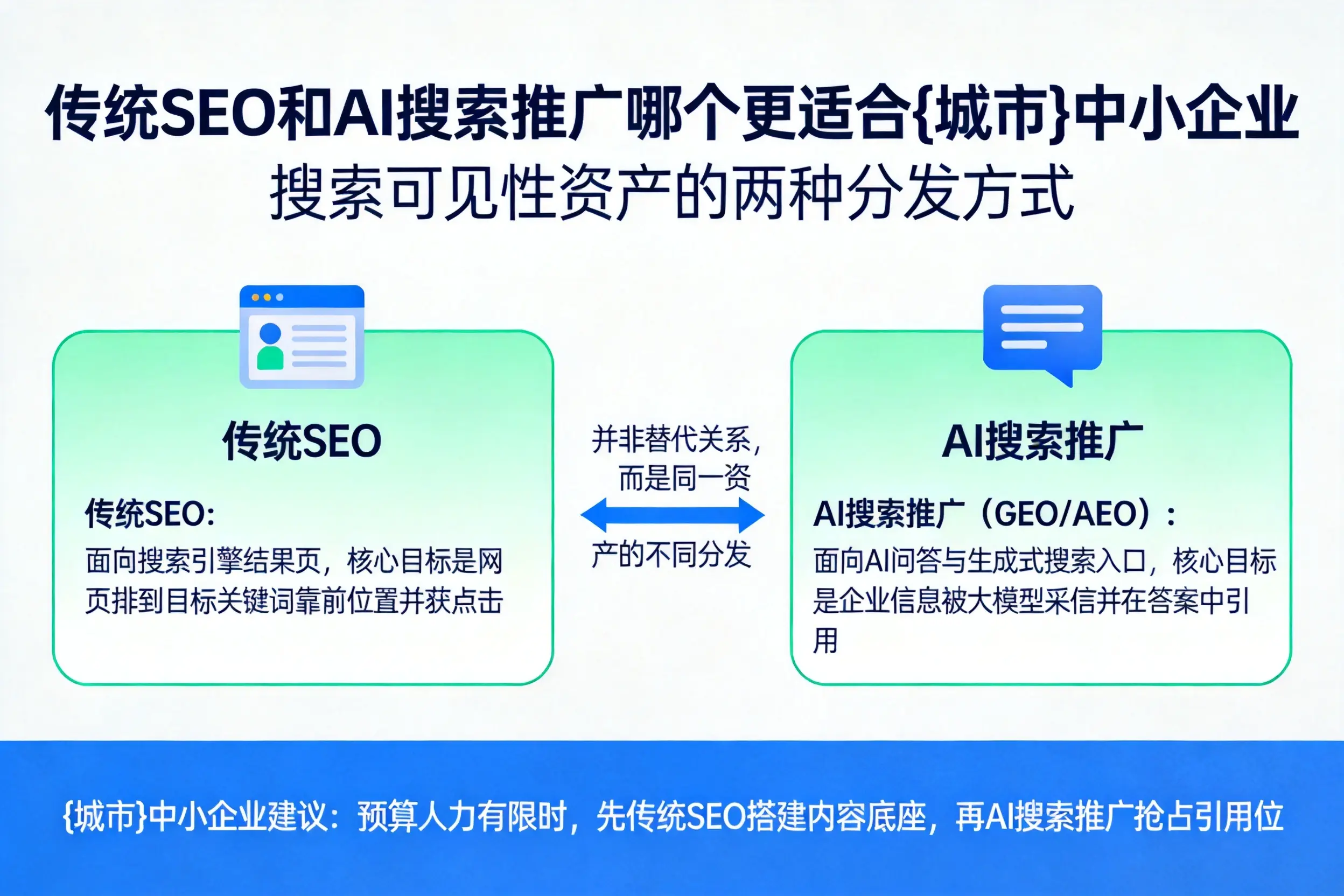 传统SEO和AI搜索推广哪个更适合永州中小企业