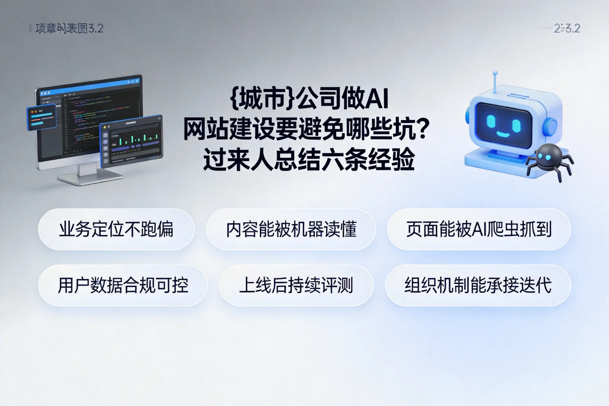 永州公司做AI网站建设要避免哪些坑?过来人总结六条经验