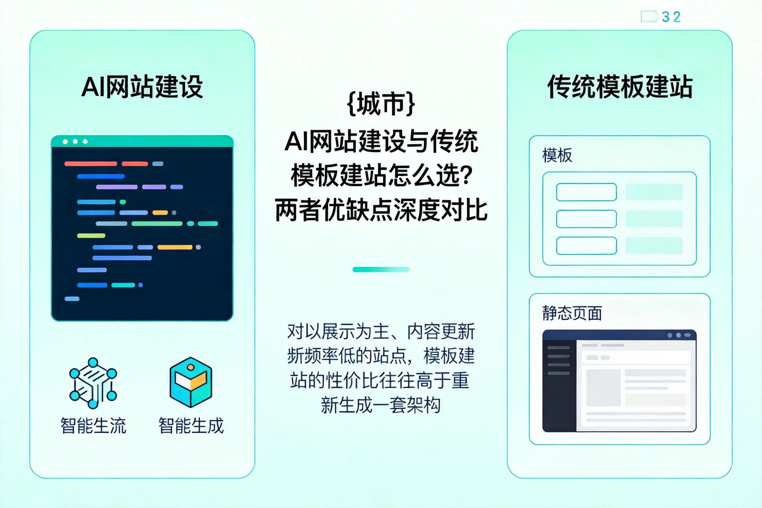 永州AI网站建设与传统模板建站怎么选?两者优缺点深度对比