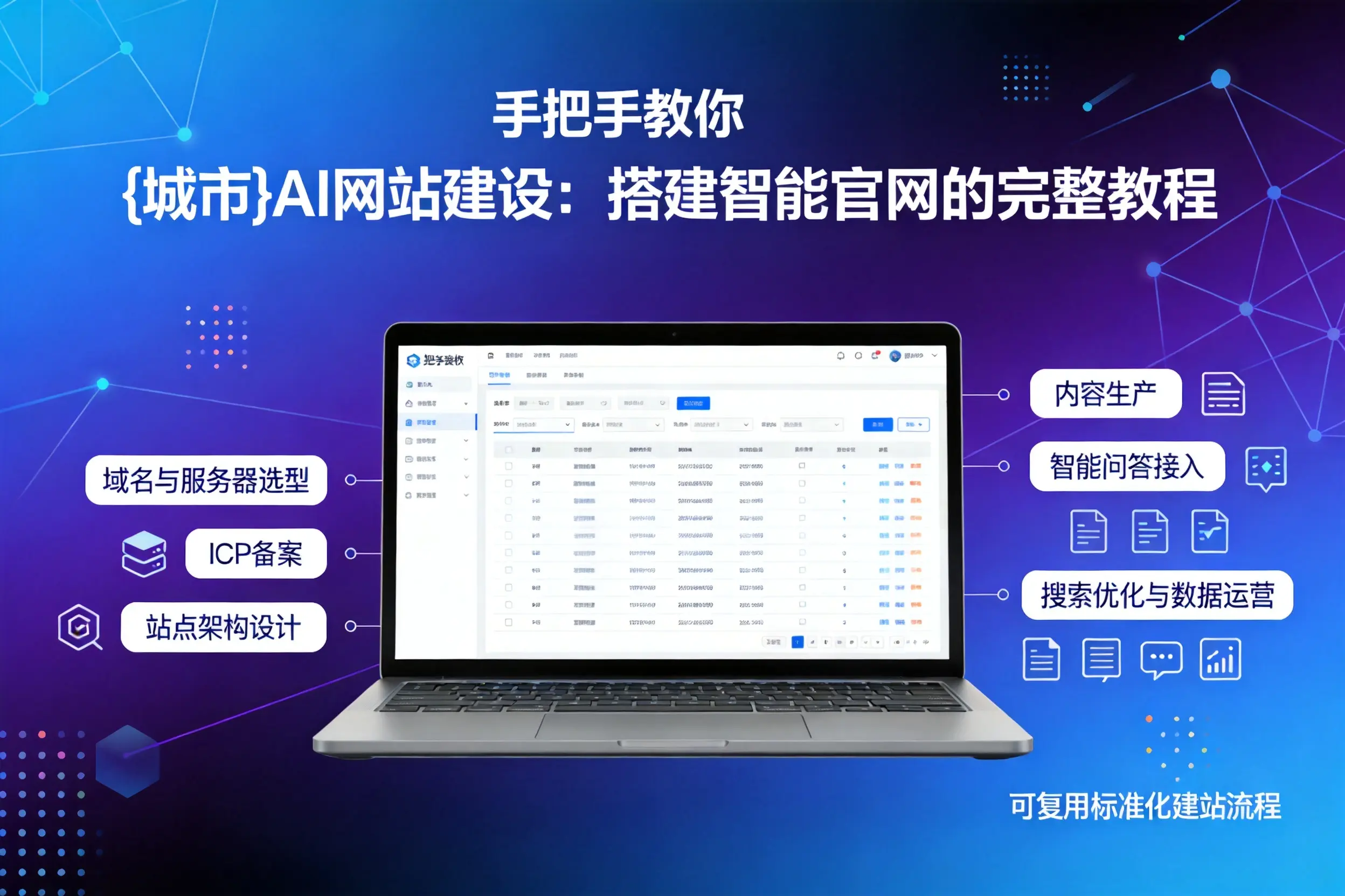手把手教你永州AI网站建设:搭建智能官网的完整教程