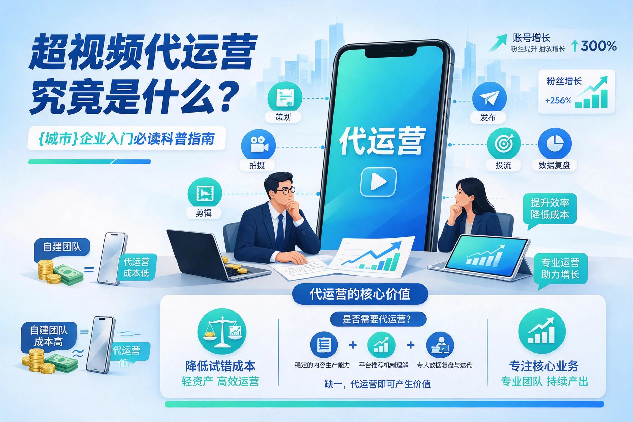 短视频代运营究竟是什么?永州企业入门必读科普指南