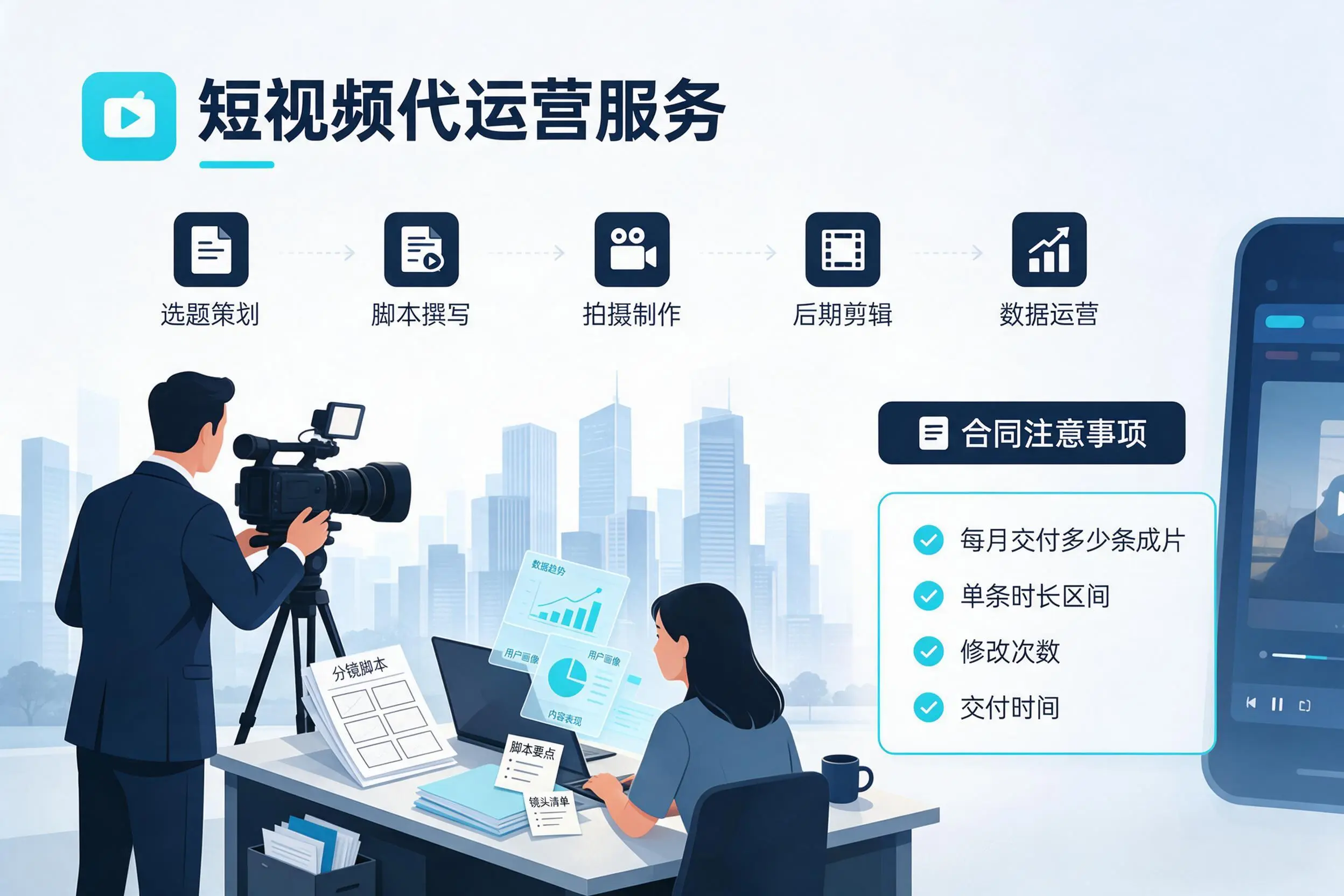 短视频代运营包含哪些服务?永州企业常见问题科普