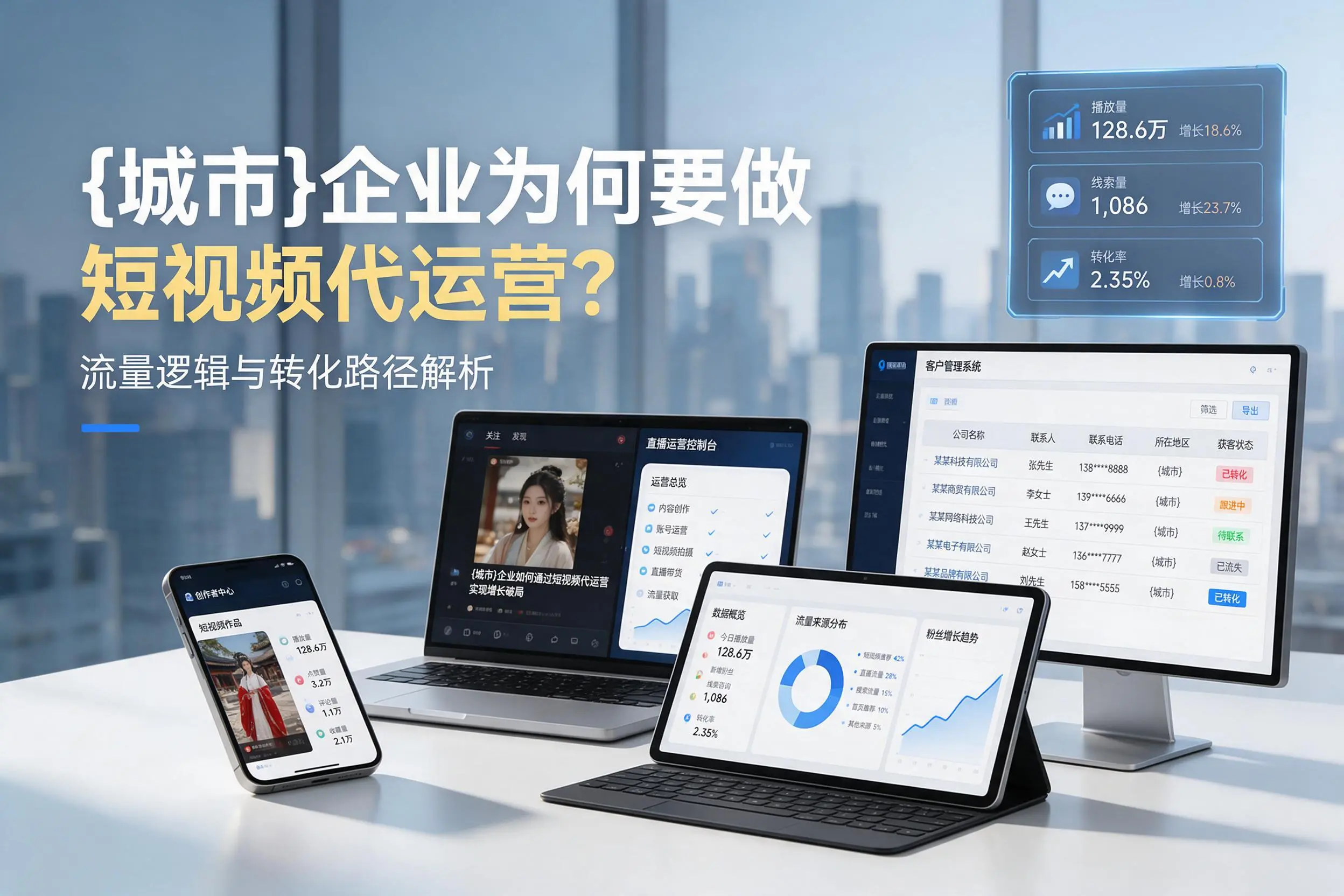 永州企业为何要做短视频代运营？流量逻辑与转化路径解析
