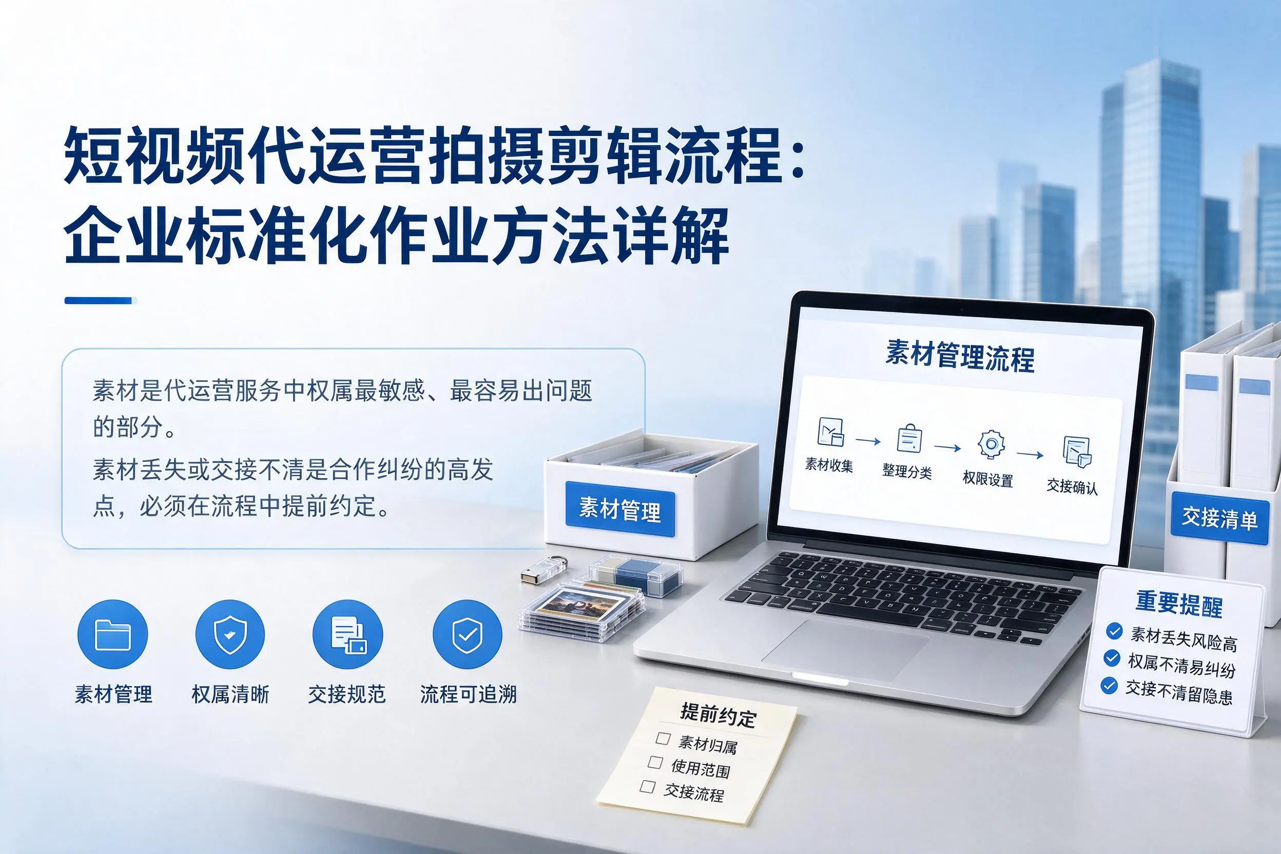 短视频代运营拍摄剪辑流程:永州企业标准化作业方法详解