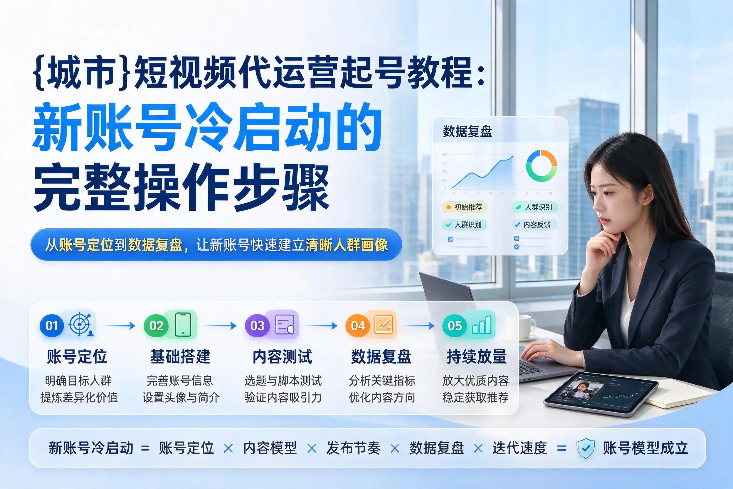永州短视频代运营起号教程：新账号冷启动的完整操作步骤