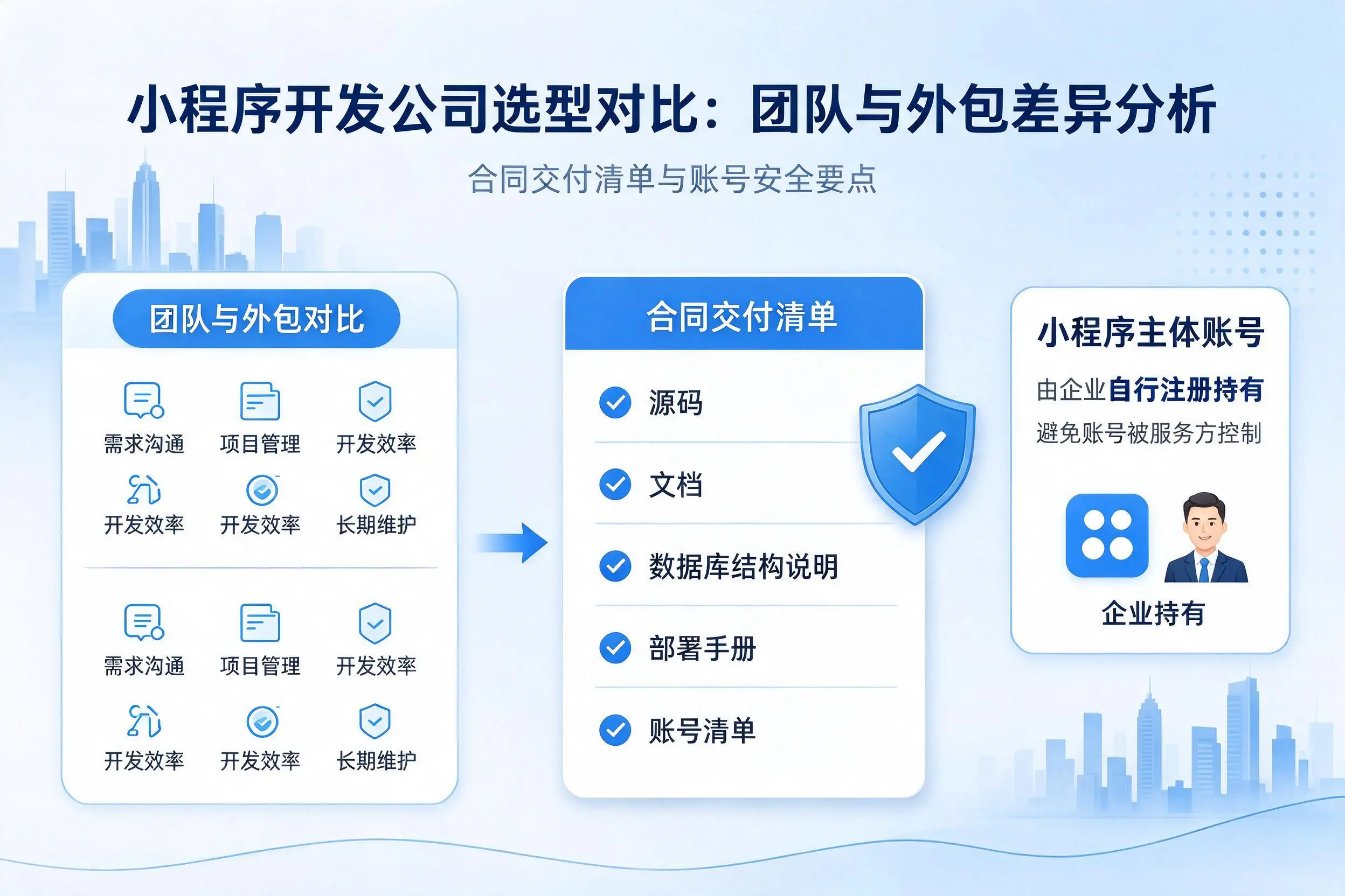 永州小程序开发公司选型对比:团队与外包差异分析