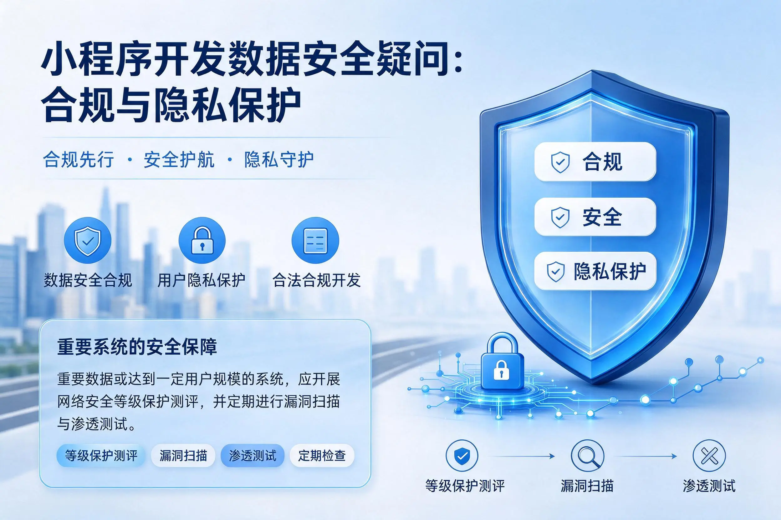 永州小程序开发数据安全疑问:合规与隐私保护