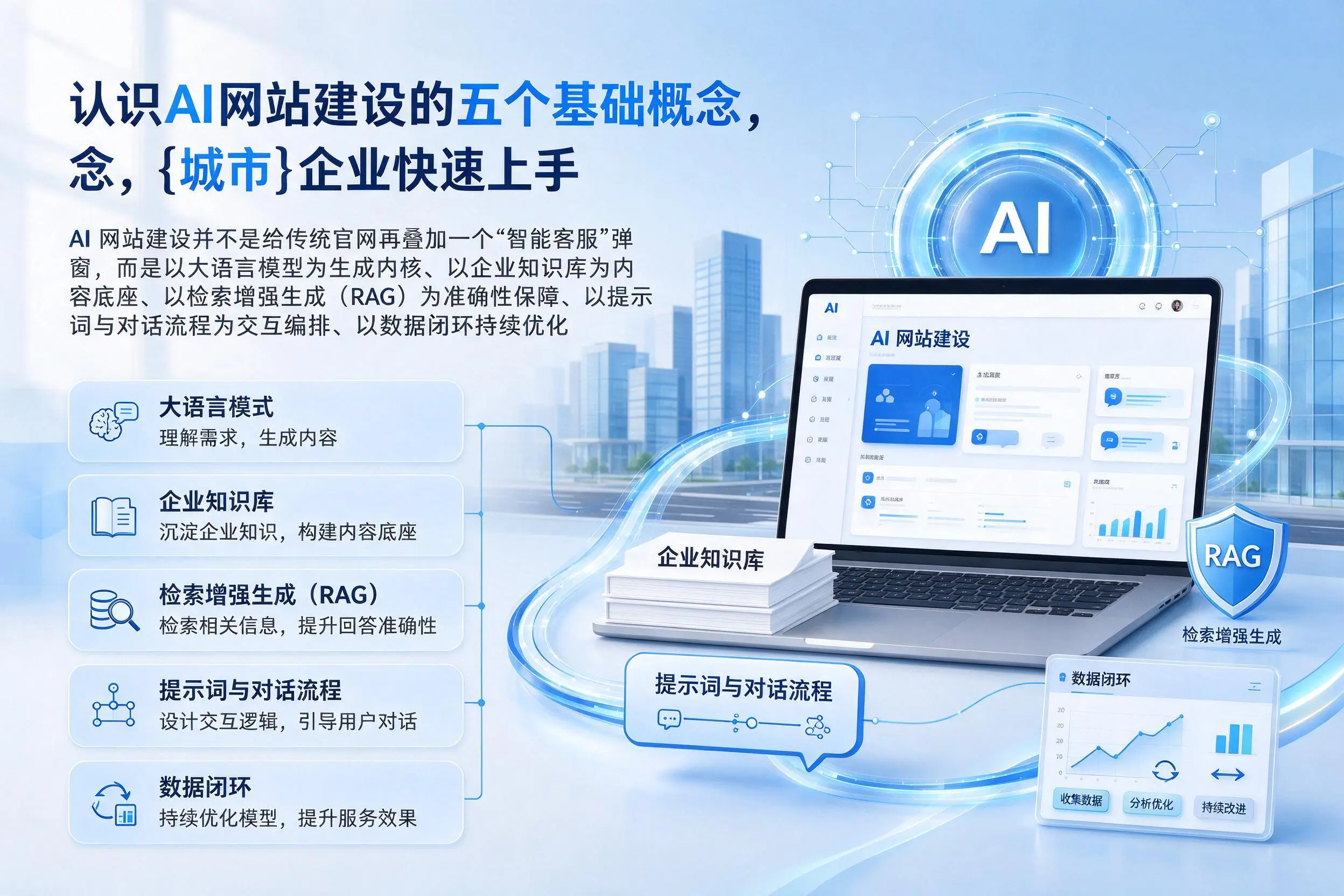 认识AI网站建设的五个基础概念，永州企业快速上手