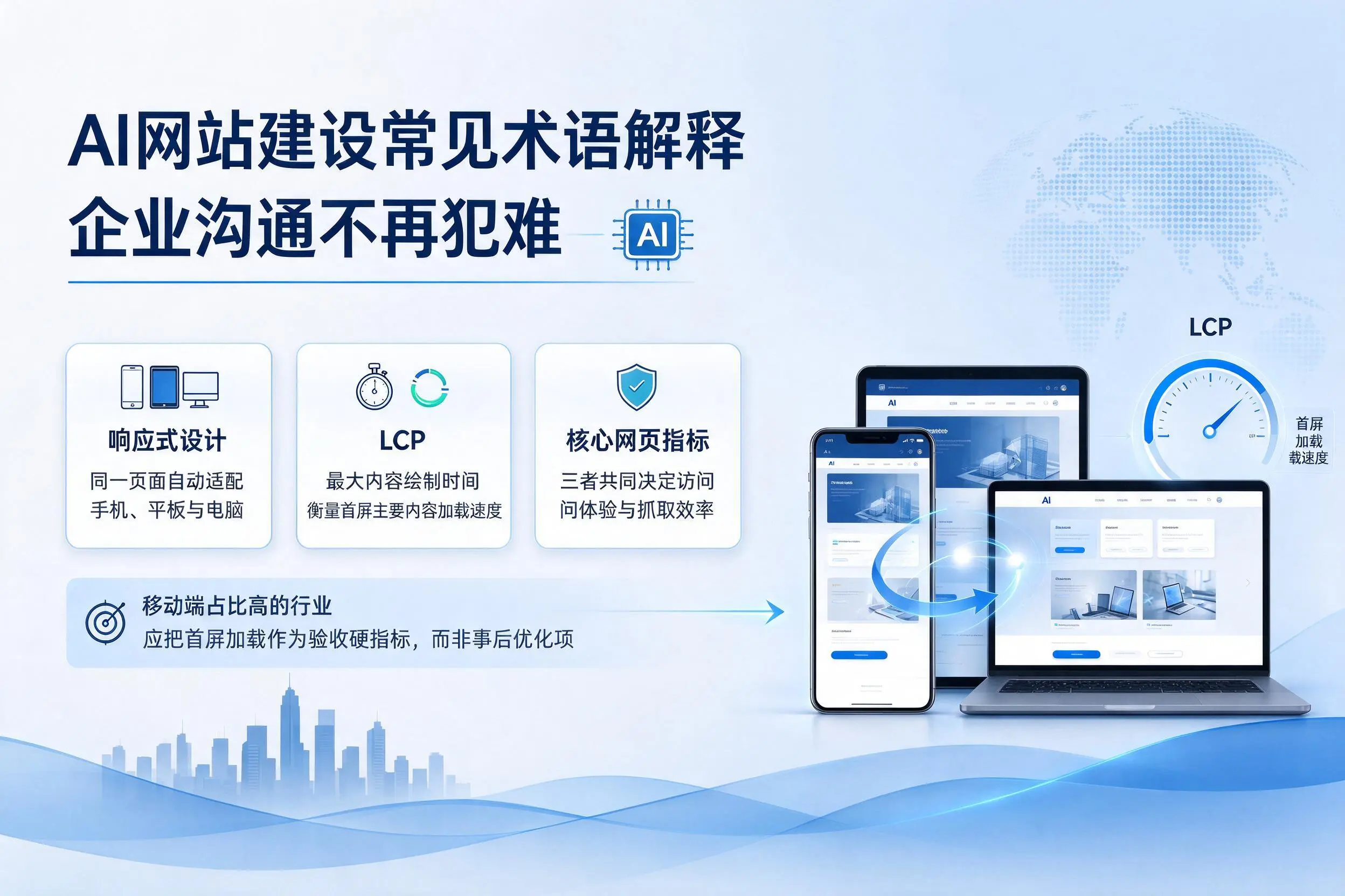 AI网站建设常见术语解释,永州企业沟通不再犯难