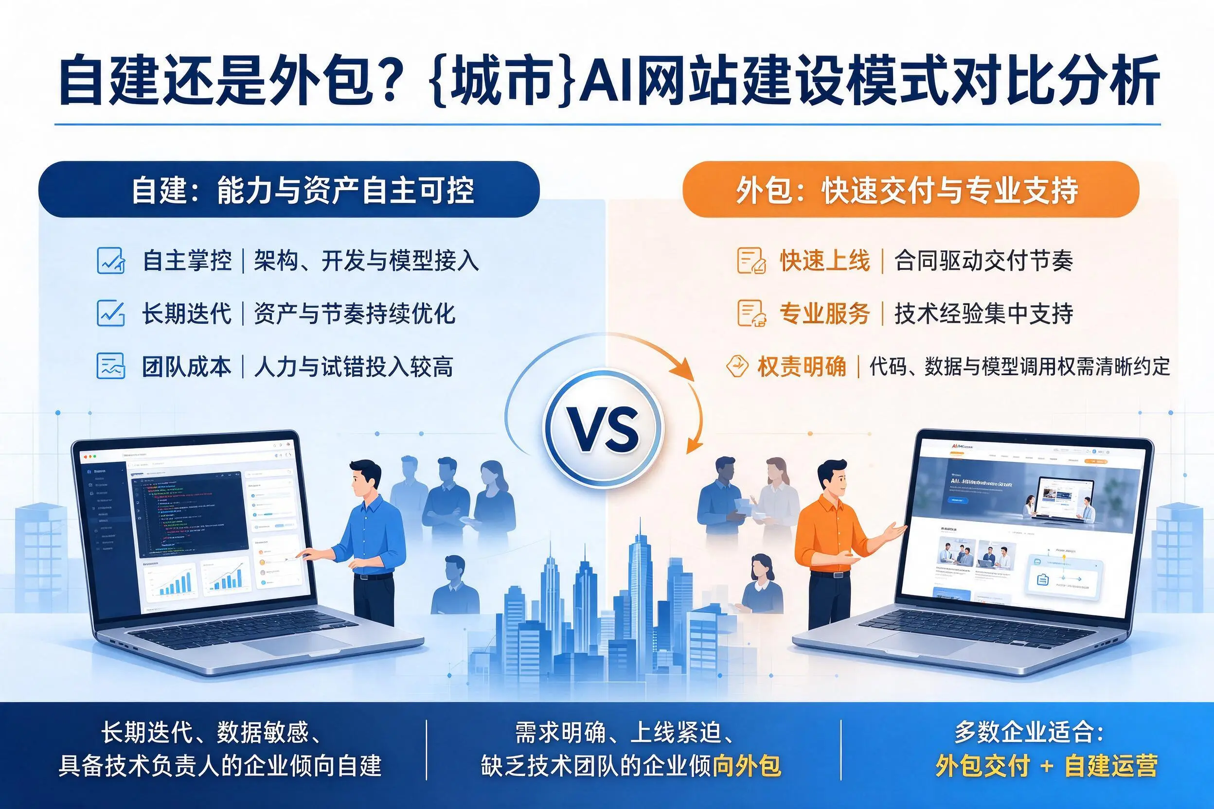 自建还是外包？永州AI网站建设模式对比分析