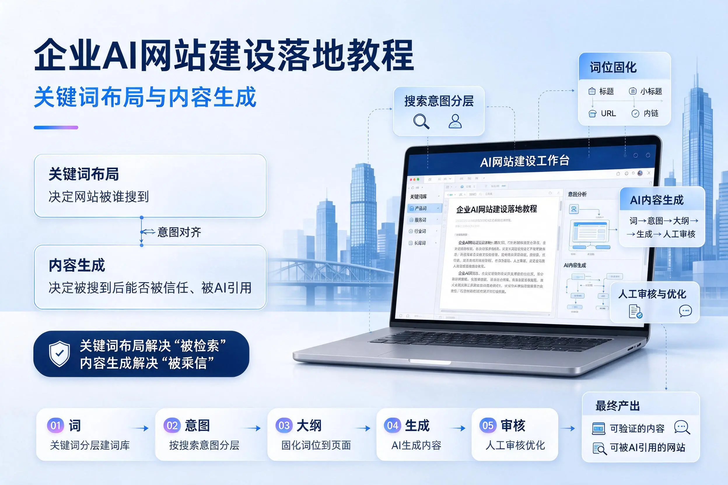 永州企业AI网站建设落地教程:关键词布局与内容生成