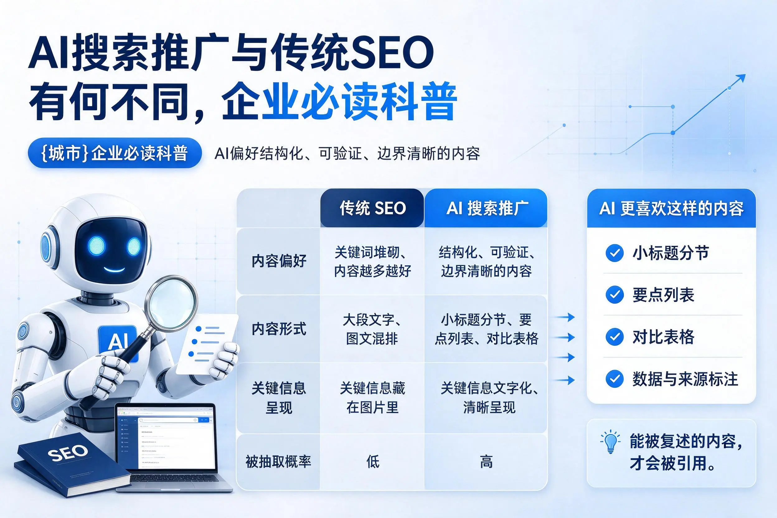 AI搜索推广与传统SEO有何不同,永州企业必读科普
